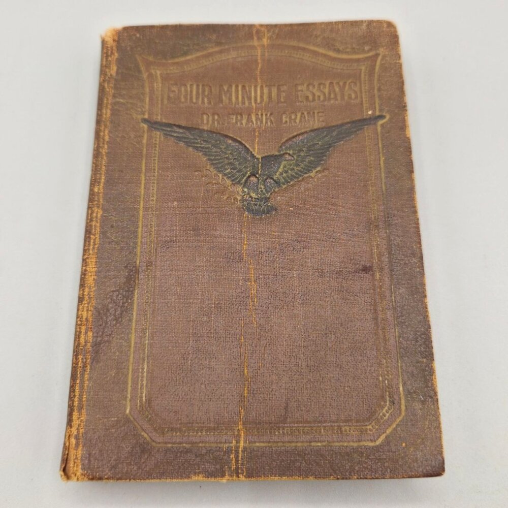 1919 Four Minute Essays By Dr Frank Crane Hardcover Volume VII